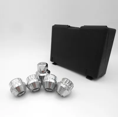 Produktbild von Felgenschloss-Muttern offen M12x1.5 24mm Kegelbund 60° SW17 Radschloss für