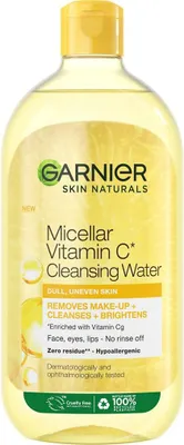 Produktbild von Aufhellendes Mizellenwasser mit Vitamin C* Haut Naturals ( Reinigungswasser)  700 ml