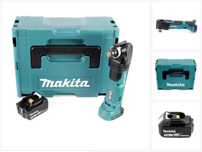 Obrázek produktu pro Akumulátorové multifunkční nářadí Makita DTM 51 F1J 18V Li-Ion v Makpacu + 1x 3,0 Ah Li-Ion akumulátor - bez příslušenství, bez nabíječky.
