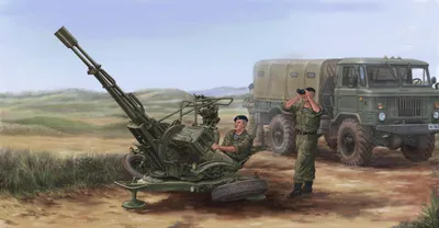 Obrázok produktu pre Trumpeter 1:35 2348 Ruské protilietadlové delo ZU-23-2