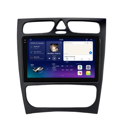 Produktbild von 8+256GB Autoradio Carplay für Mercedes W203 ab 2002 Android Navi Bluetooth 4G LTE GPS DAB+ 2K Display Lenkradsteuerung