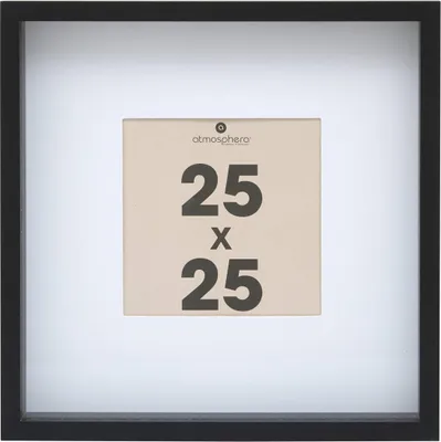 Produktbild von Fotorahmen axel 25x25cm schwarz  - Atmosphera créateur d'intérieur