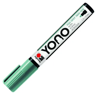 Zdjęcie produktu dla Marabu YONO, Zielony, Zielony, 1 kol., 1,5 mm, 3 mm, Płótno, Tkanina, Metal, Plastik, Kamień, Drewno