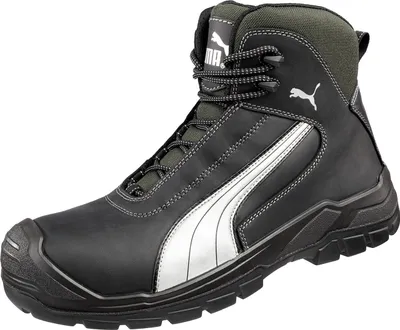 Produktbild von Puma Sicherheitsstiefel Cascades mid S3 nach EN ISO 20345:2022 S3 CI HI HRO SRC schwarz  Größe 36