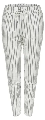 Productafbeelding van ONLY Onlpoptrash Easy Rush Stripe broek, meerkleurig (Cloud Dancer)