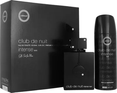 Zdjęcie produktu dla ARMAF Club De Nuit Intense, Mężczyźni, 2 szt., Woda toaletowa, 105 ml, 200 ml, Spray