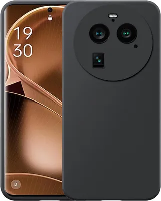 Immagine prodotto di Adatto per Oppo Find X6 Pro Custodia del telefono nero Custodia flessibile in silicone TPU - Custodia posteriore flessibile in silicone TPU - Nero - Smartphonics
