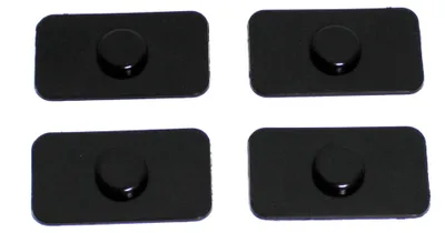 4x PDC Dummy Satz schwarz für 18mm PDC Bohrung Stoßstange für Original Sensor – Produktansicht