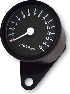 Produktbild von SHIN YO Drehzahlmesser 15.000 U/Min, Ø 60 mm, schwarz/schwarz