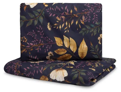 Sensillo Kinderbettwäsche Floristik, 2-teilig, 100 x 135 und 40 x 60 cm