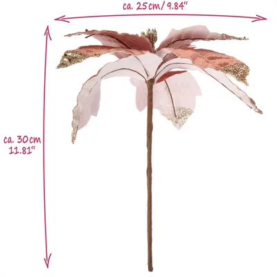 Produktbild von com-four® 3x Weihnachtsstern Deko-Gesteck, Kunstblumen als tolle Weihnachtsdekoration, schöner Raumschmuck, auch für Kränze und Blumenarrangements