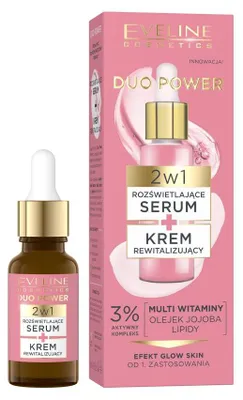 Immagine prodotto di Eveline Cosmetics Duo Power – siero, idratante, rigenerante