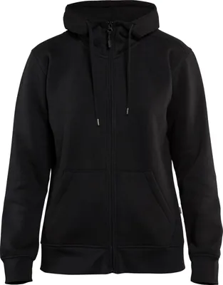 Produktbild von Blakläder Damen Hoodie mit Reißverschluss  3395 1048 in div. Farben, Farbe:schwarz, Größe:S