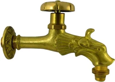 Produktbild von AquaCraft Nostalgie Auslaufventil 1/2 Zoll 1001000113 Drachenkopf mit Handrad