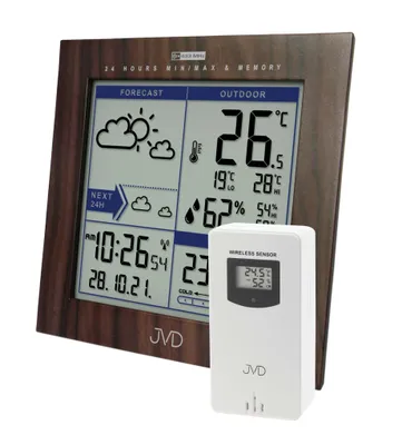 Obrázok produktu pre Rádiom riadená meteorologická stanica JVD RB9233.2