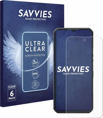 Produktbild von 6x Für Oukitel WP55 Pro Schutzfolie Savvies Displayschutz Display Schutz Folie Klar Transparent