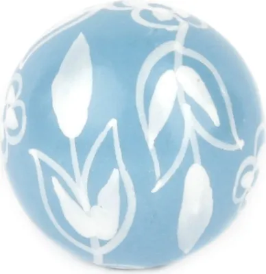 Produktbild von Knauf floral hellblau/weiß