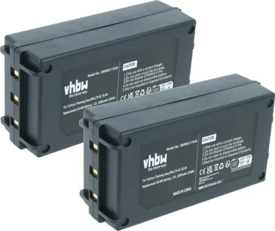 Produktbild von vhbw 2x Akku kompatibel mit Cattron-Theimeg TH-EC/LO, Easy u. Mini Industrie-Funkfernsteuerung Fernbedienung (2000 mAh, 12 V, NiMH) - Schwarz