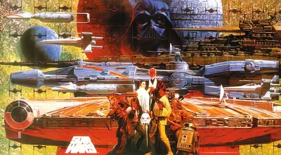 Produktbild von Star Wars Poster + Geschenkverpackung. Verschenkfertig!