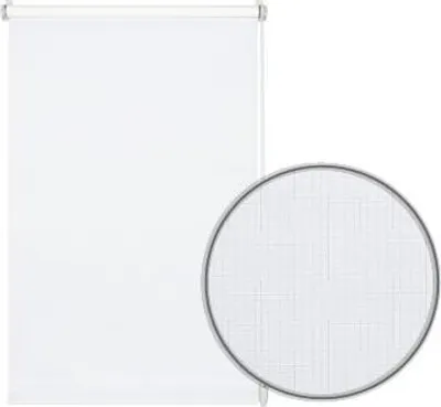 Produktbild von Gardinia Easyfix Rollo Uni reinweiß 75 x 150 cm