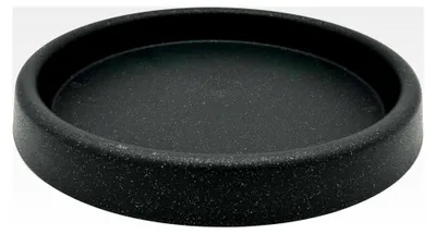 Produktbild von Runder Blumentopf-Untersetzer Marcella in Anthrazit für Pflanztöpfe aus Kunststoff (35 cm)