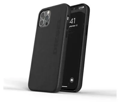 Obrázek produktu pro Diesel Molded Case Premium Leather Wrap Iphone 12 Pro Max Černá/Černá 42517