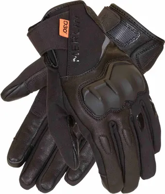 Produktbild von Merlin Denali D3O wasserdichte Motorrad Handschuhe, schwarz, L