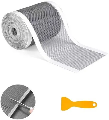 Obrázok produktu pre Sitko do sprchy 100 mm, samolepiace, s plastovou špachtľou
