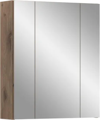 Produktbild von Spiegelschrank Ice Xonox - matt schwarz/Nox Eiche - 60x70x18 cm
