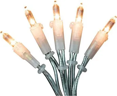 Zdjęcie produktu dla Lampki choinkowe LED EGB 50 LED przezroczyste/bursztynowe