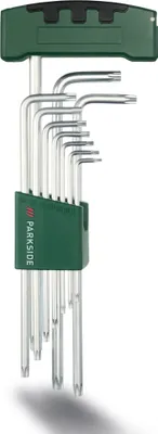 Produktbild von PARKSIDE® Kugelkopf Stiftschlüsselsatz / Stiftschlüsselsatz TX (TX-Stiftschlüsselsatz)