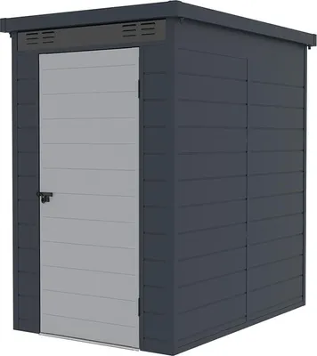 Produktbild von Gartenhäuschen Box aus Polypropylen 130x190x196cm für draußen Nemi