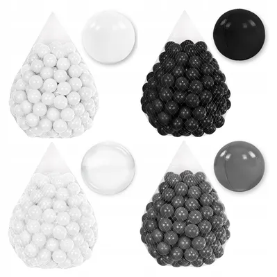 Produktbild von Bälle Für Bällebad 7 cm - 200 Stück - Bunte Babybälle Plastikbälle Baby Spielbälle | TUPPI