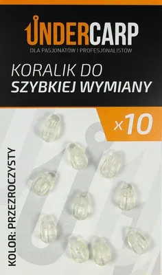 Zdjęcie produktu dla Undercarp - Koralik do szybkiej wymiany – przezroczysty