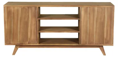 Produktbild von Waschbeckenunterschrank aus massivem Teakholz