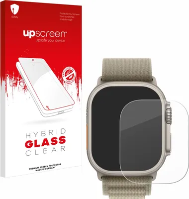 Produktbild von upscreen Schutzglas für Apple Watch Ultra 2 (49 mm) Schutzfolie Panzer Folie Glas Display Schutz klar