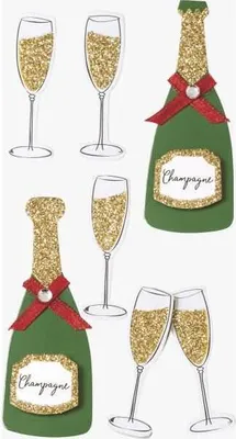 Produktbild von HEYDA 203780620 Stick-On's-Mix Champagner 75 x 165 cm