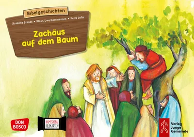 Produktbild von Zachäus auf dem Baum. Kamishibai Bildkartenset