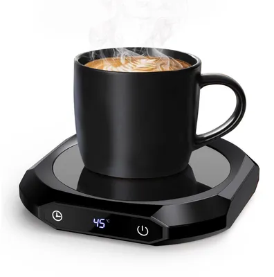 Productafbeelding van Koffiewarmer, elektrische koffieverwarmer voor op het bureau met 3 temperatuurinstellingen