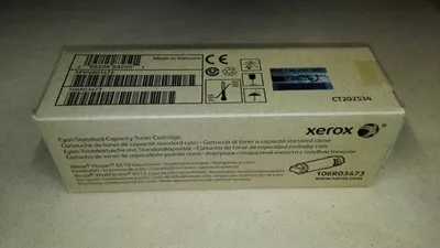Produktbild von Xerox Phaser® 6510, WorkCentre® 6515 Standardkapazität-Tonermodul Cyan (1000 Seiten) - 106R03473, 1000 Seiten, Cyan, 1 Stück(e)