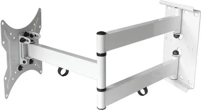 Immagine prodotto di Supporto per TV LED da 16-50 pollici, estensibile fino a 65 cm - Supporto orientabile per TV LED/LCD 3D HD - VESA 100/200, bianco
