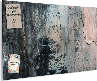 Produktbild von Magnettafel 60x40cm magnetisch & beschreibbar Metall-Board - Abstrakte Textur