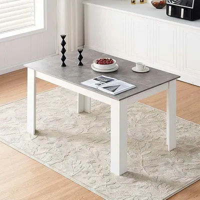 Imagen del producto de Mesa de comedor de madera, modelo Silecomplaza (120 x 80 x 75 cm)