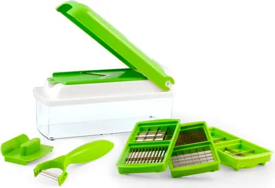 Produktbild von 13-teiliges Kunststoff-Schneideset, Profi-Schneider mit Behälter