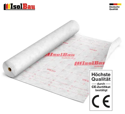 Unterspannbahn Dach 100g/m² Unterdeckbahn 37,5m² Rolle 1,5x25m Dachfolie SPB 100