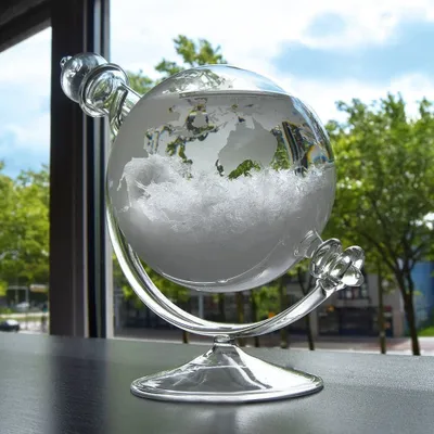 Immagine prodotto di Barometro chimico - Globo delle tempeste - Stazione meteorologica