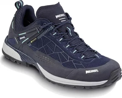Immagine prodotto di Scarpa da trekking da donna Meindl, modello Top Trail Lady GTX, colore blu navy e turchese