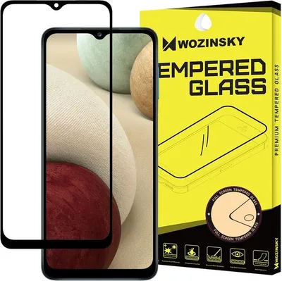 Produktbild von cofi1453® 5D Schutz Glas kompatibel mit SAMSUNG GALAXY A12 (A125F) Curved Panzer Folie Vollständig Klebend und Abdeckung