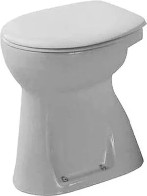 Produktbild von Duravit Stand-WC SUDAN DURAPLUS flach 360 x 465 mm, Abgang waagrecht weiß