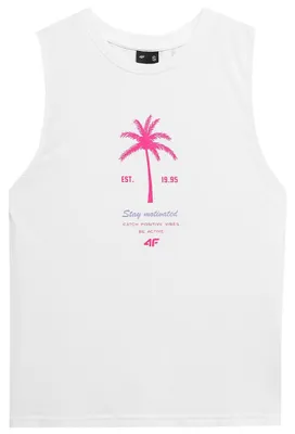Imagen del producto de Camiseta sin mangas para mujer, marca 4F, talla XS